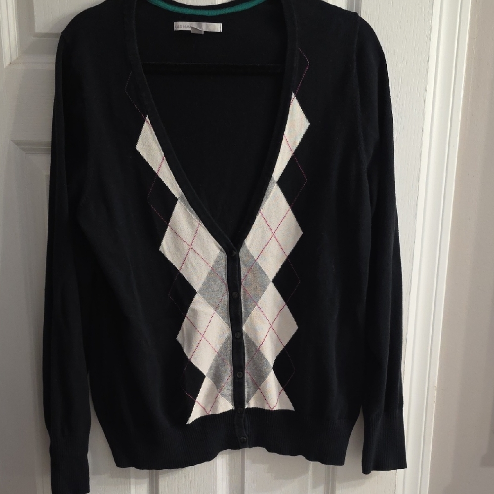Old Navy Black Knit Cardigan